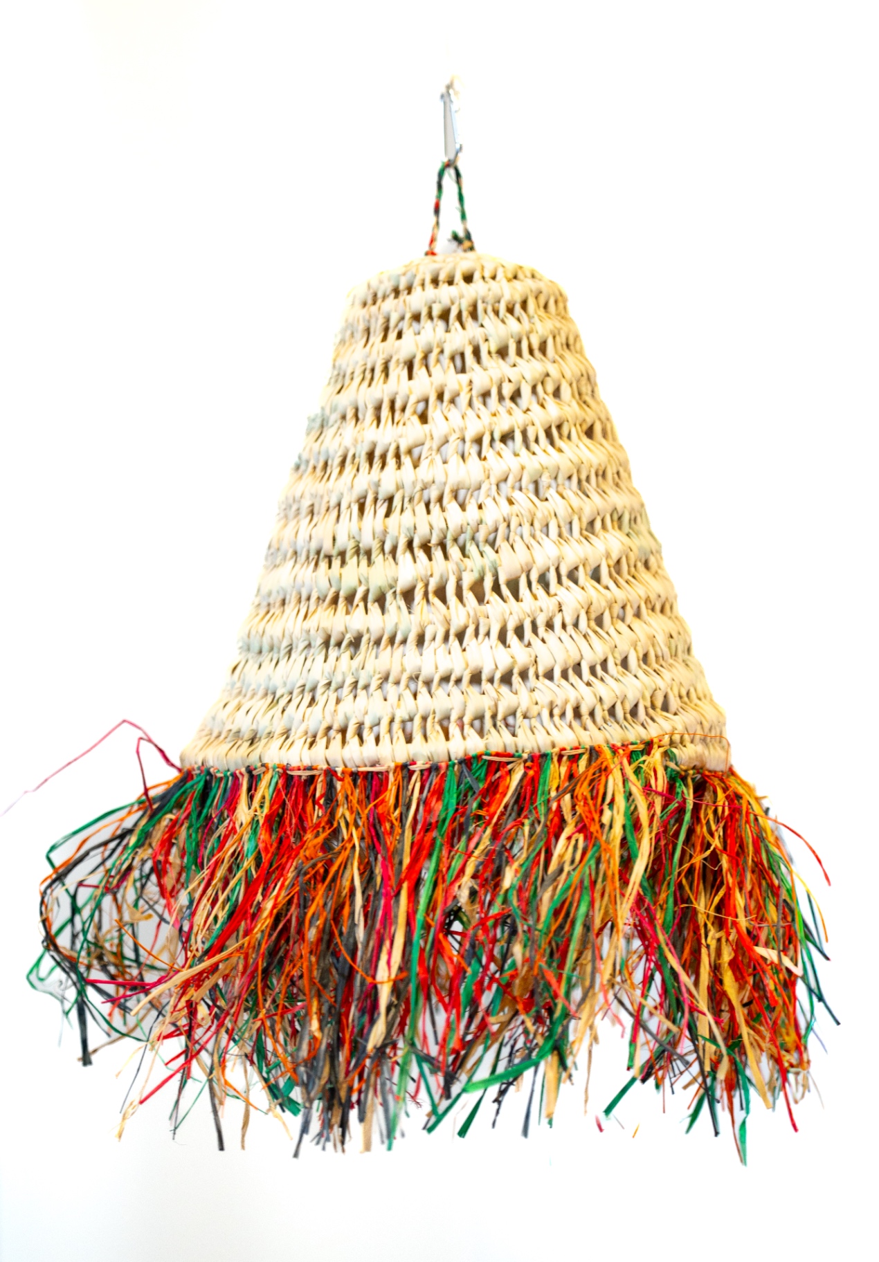 Suspensions en raphia tressé