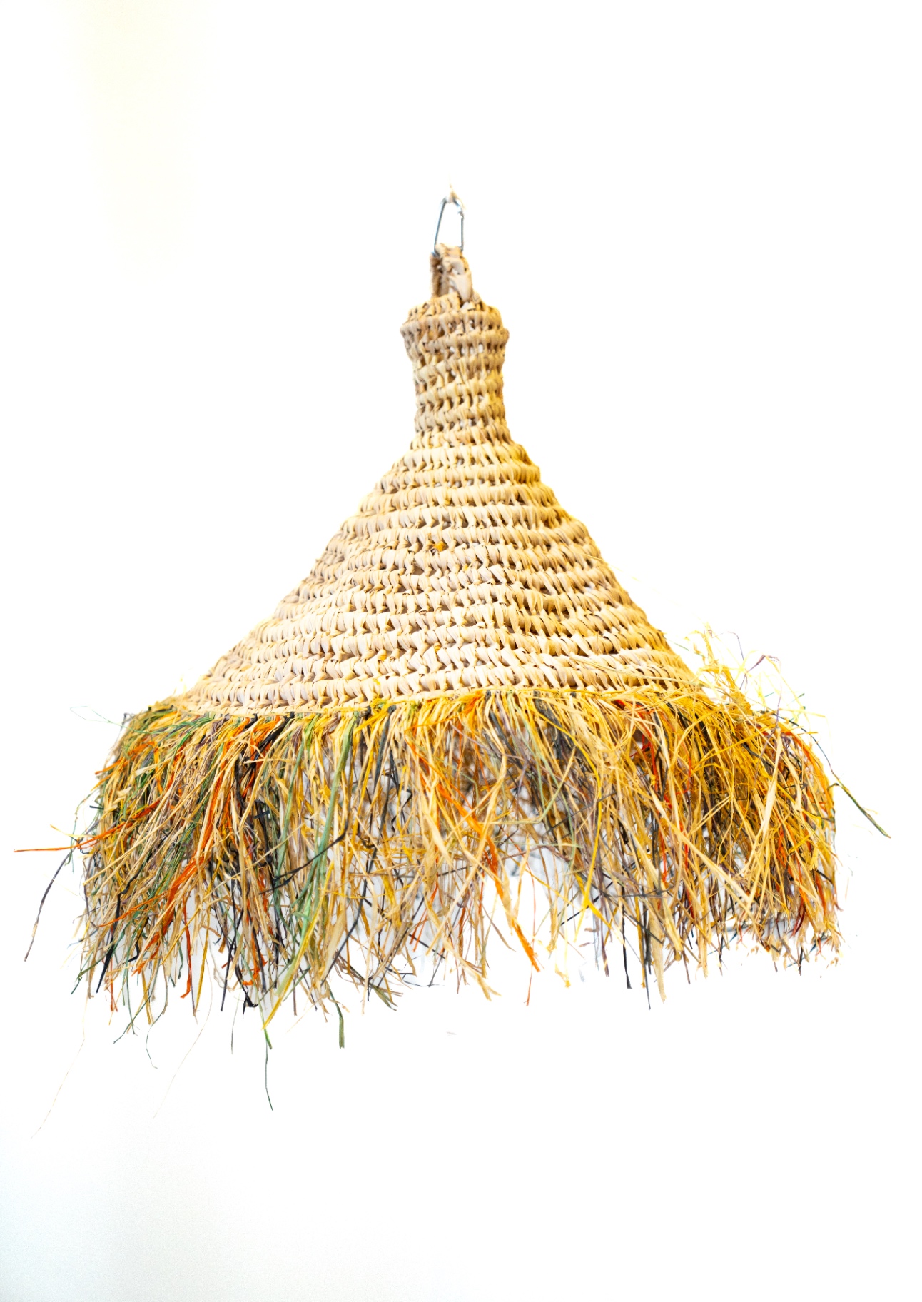 Lampshade dôme raphia naturel